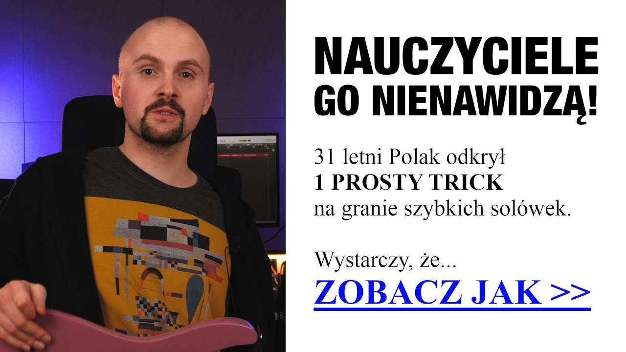 Szybkie solówki na gitarze są łatwiejsze niż myślisz! (Wystarczy grać je w ten sposób...)