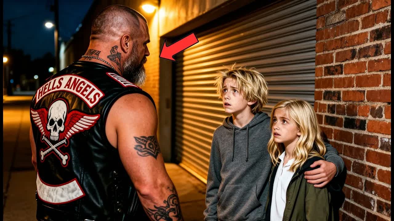 Runaway Teen Knocks on Biker’s Garage at Midnight_ “Can My Sister Hide Here for the Night