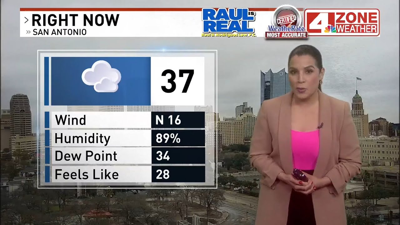 Winter Storm Warning update and I-35/New Braunfels Ave crash