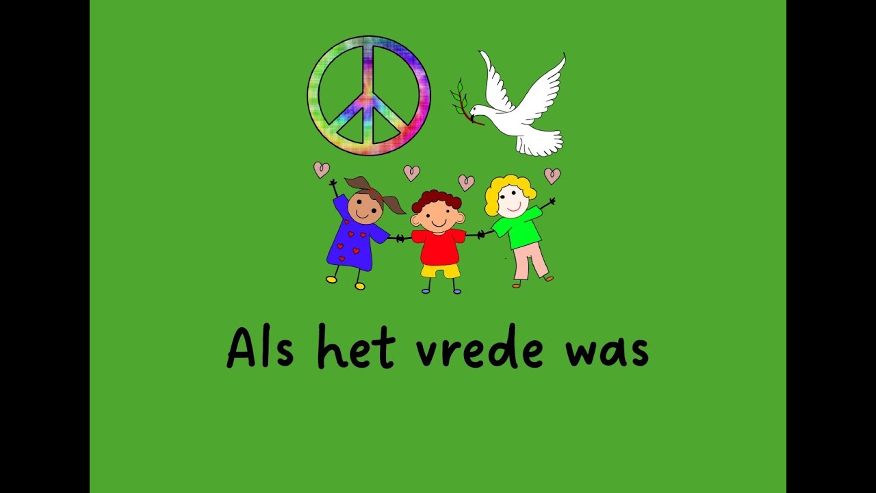 Als het vrede was