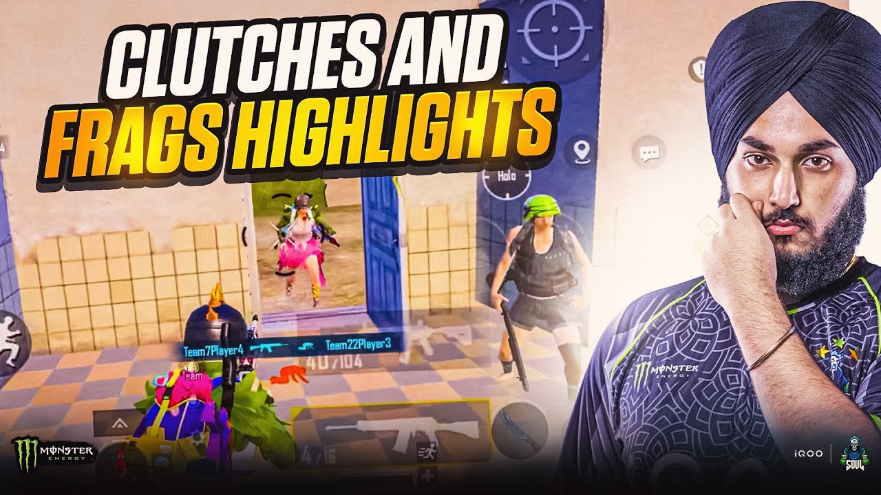Clutches🚀 and Frags🔥 HIGHLIGHTS | iQOOSouLRonY |
