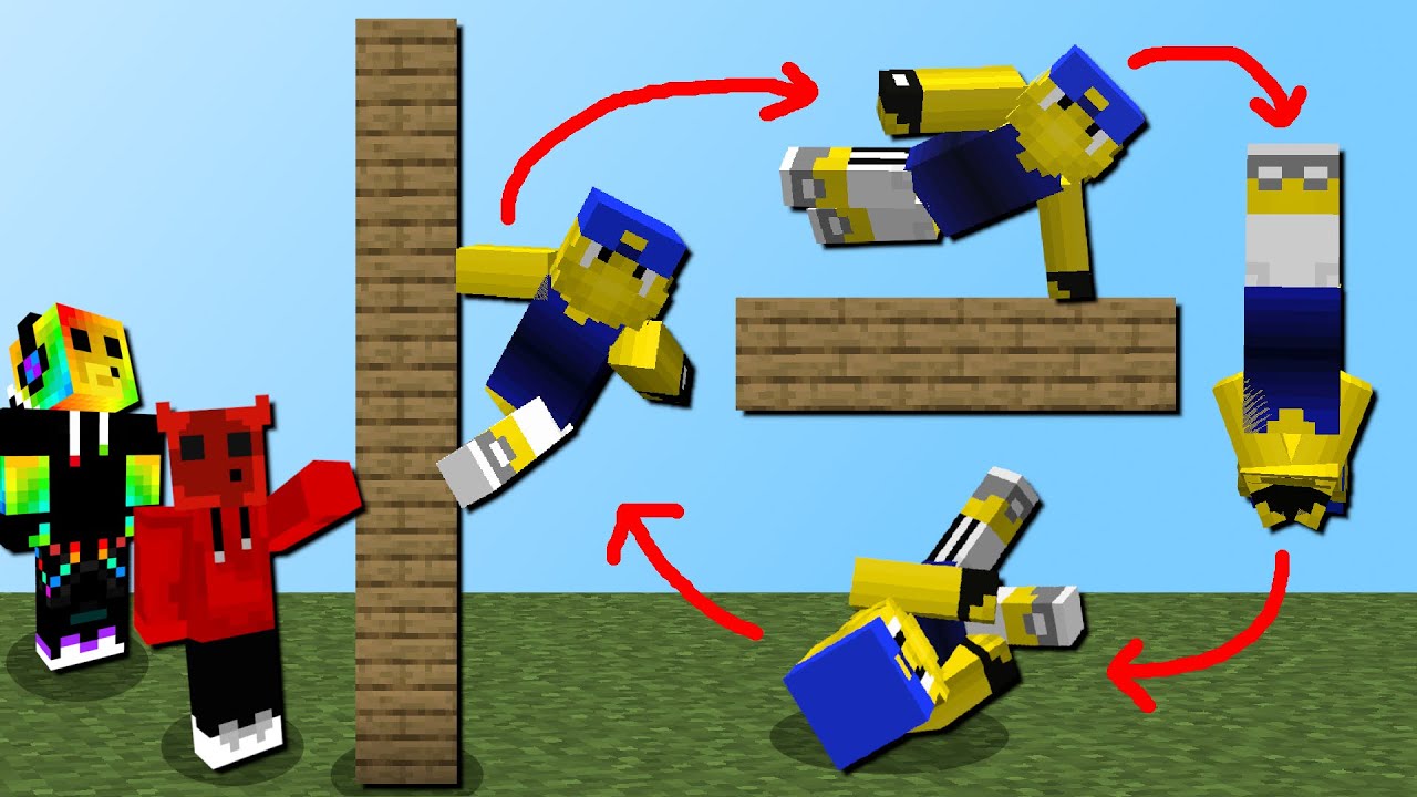 Parkour Mod! (Wand-Sprung, Rollen, Kopf-Sprung)