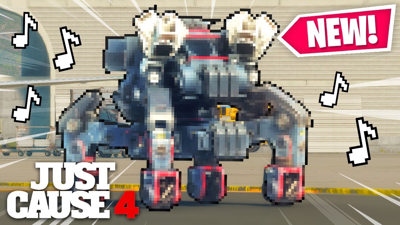 Just Cause 4 - NEW 8 BIT MECH EASTER EGG!