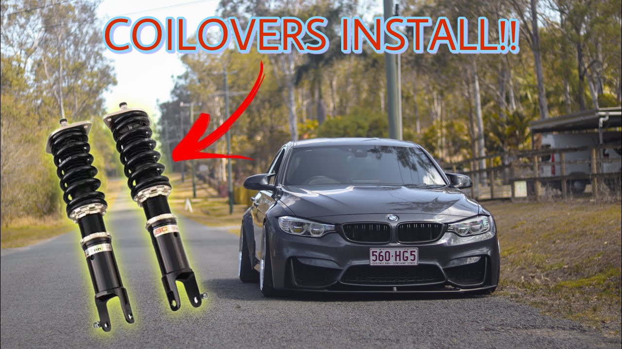 F80 M3 GETS WHEELS AND COILOVERS!!!