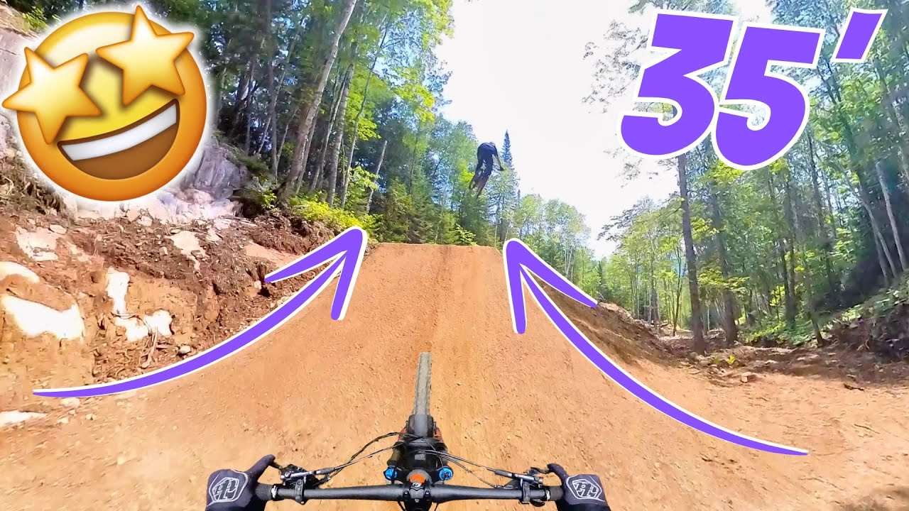 NOUVELLE PISTE MONSTRE AU QU&Eacute;BEC&hellip; ET J&rsquo;&Eacute;TAIS LE PREMIER &Agrave; L&rsquo;ESSAYER 😳⛏️