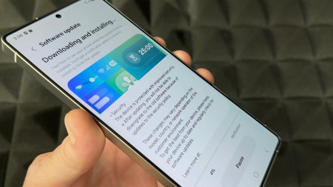 Как обновить Samsung Galaxy S25 Ultra