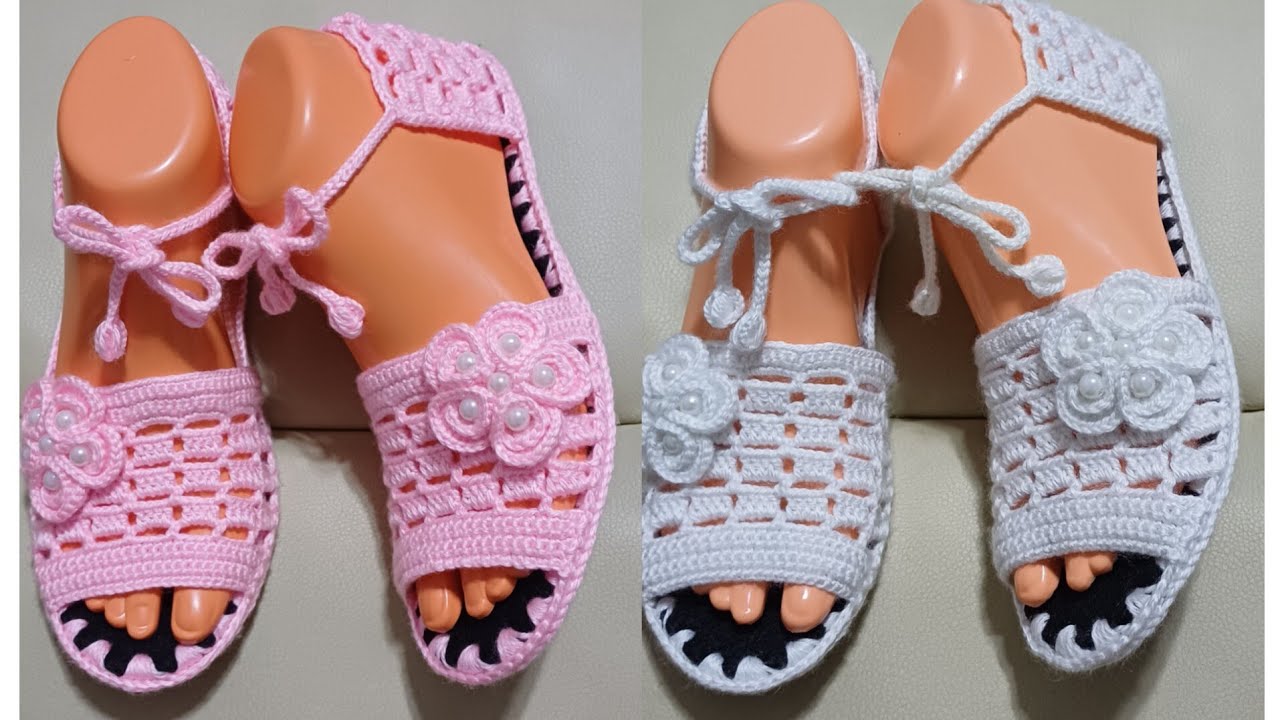 Sandalet Model Tabanlı Örgü Patik Yapımı ✅️