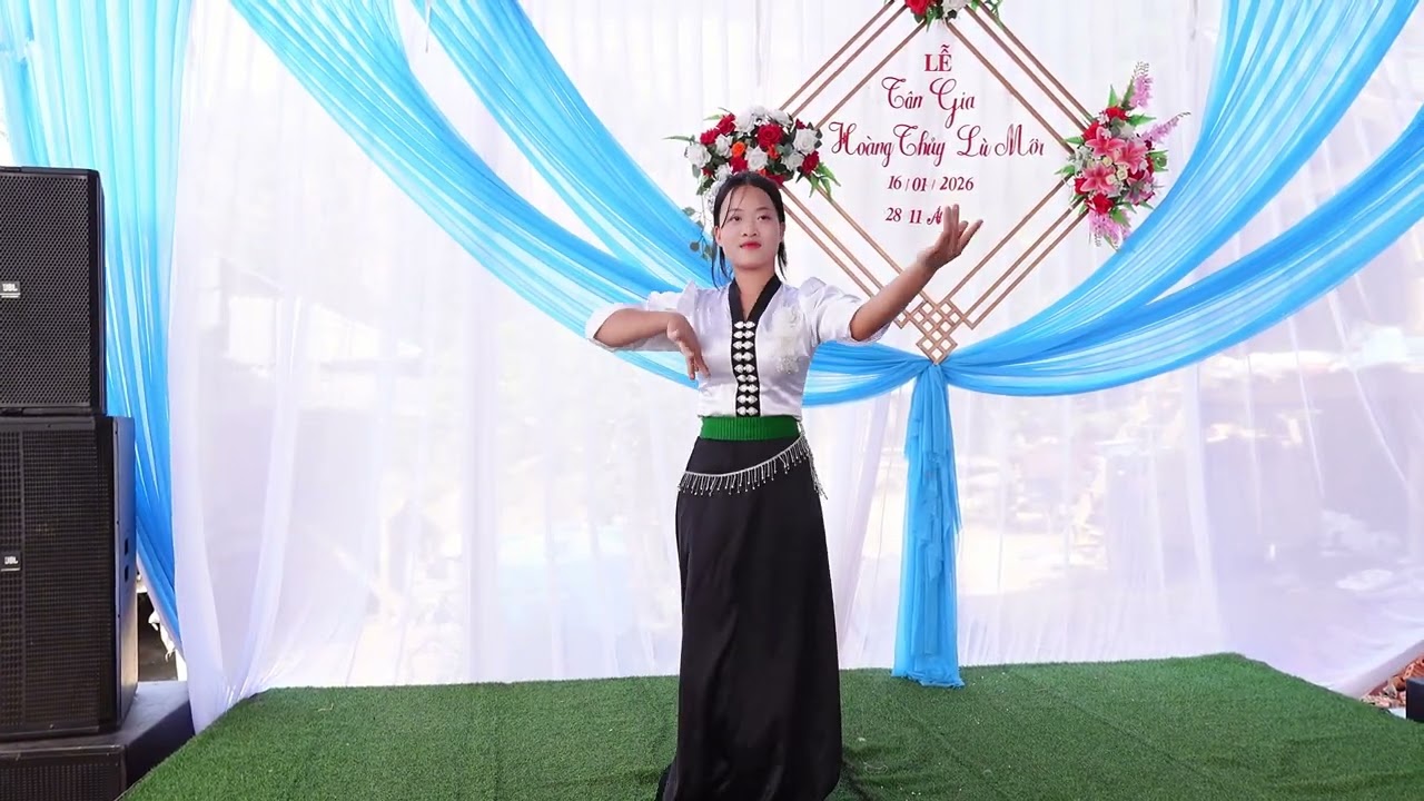 MÚA MỪNG TÂN GIA HOÀNG THỦY - LÙ MỚI BẢN CỦ XÃ PHIÊNG CẰM