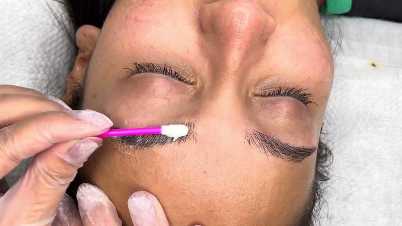 brow lamination como fazer
