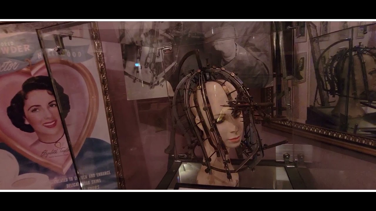 Hollywood’s Max Factor museum- artifacts from iconic movies.