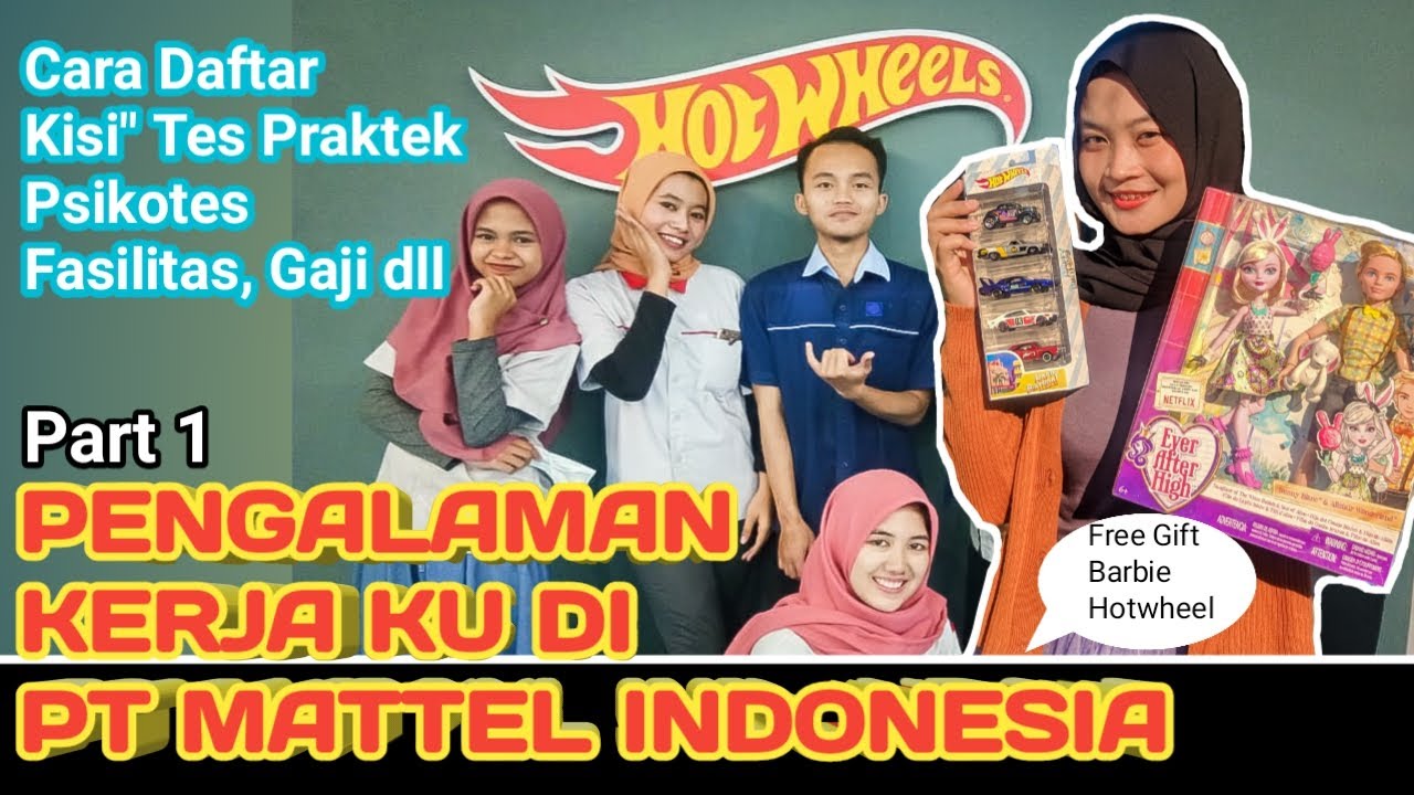 Kisi kisi Psikotes PT Mattel Indonesia | Hotwheels Maker | Barbie Factory