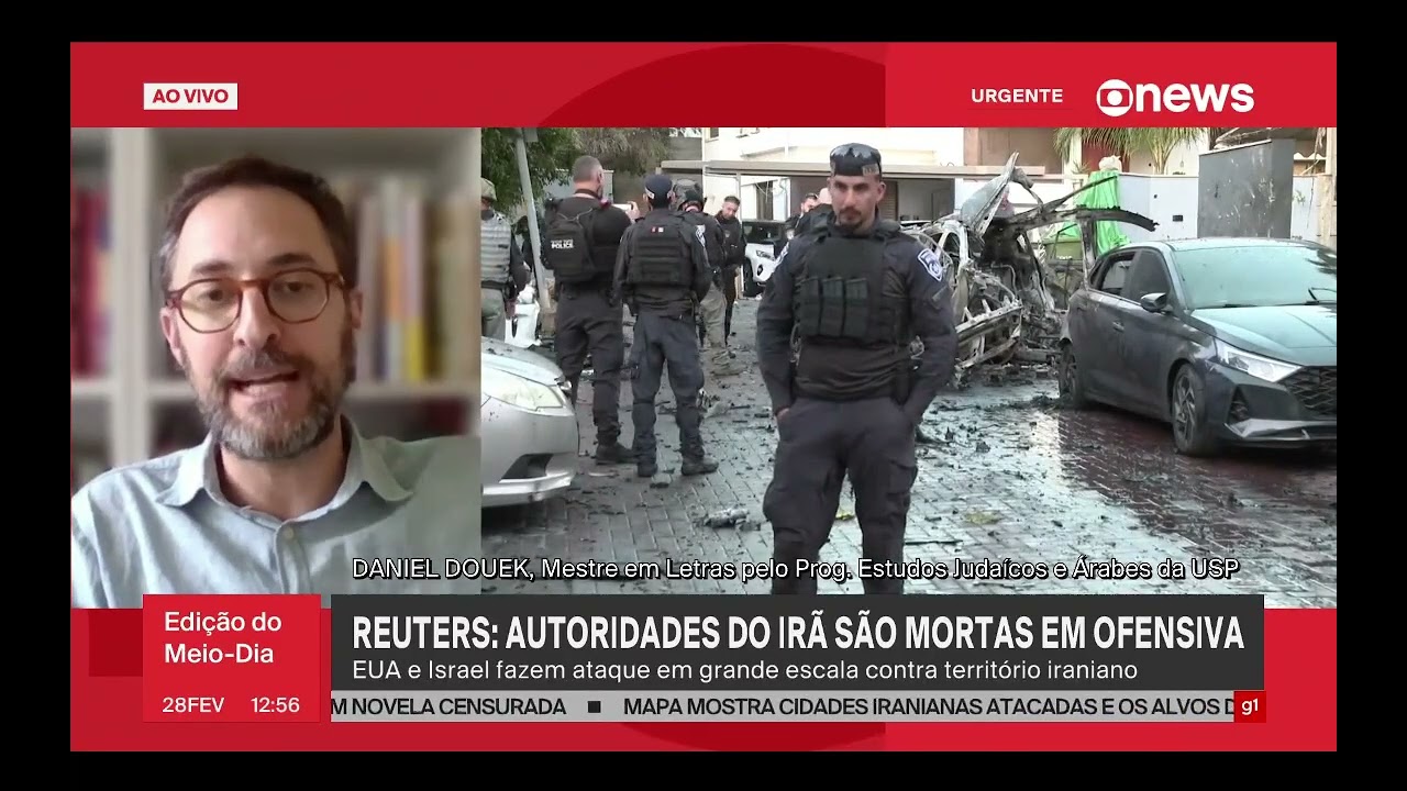 Irã e Israel em guerra: Daniel Douek fala sobre a tensão no Oriente Médio na Globo News