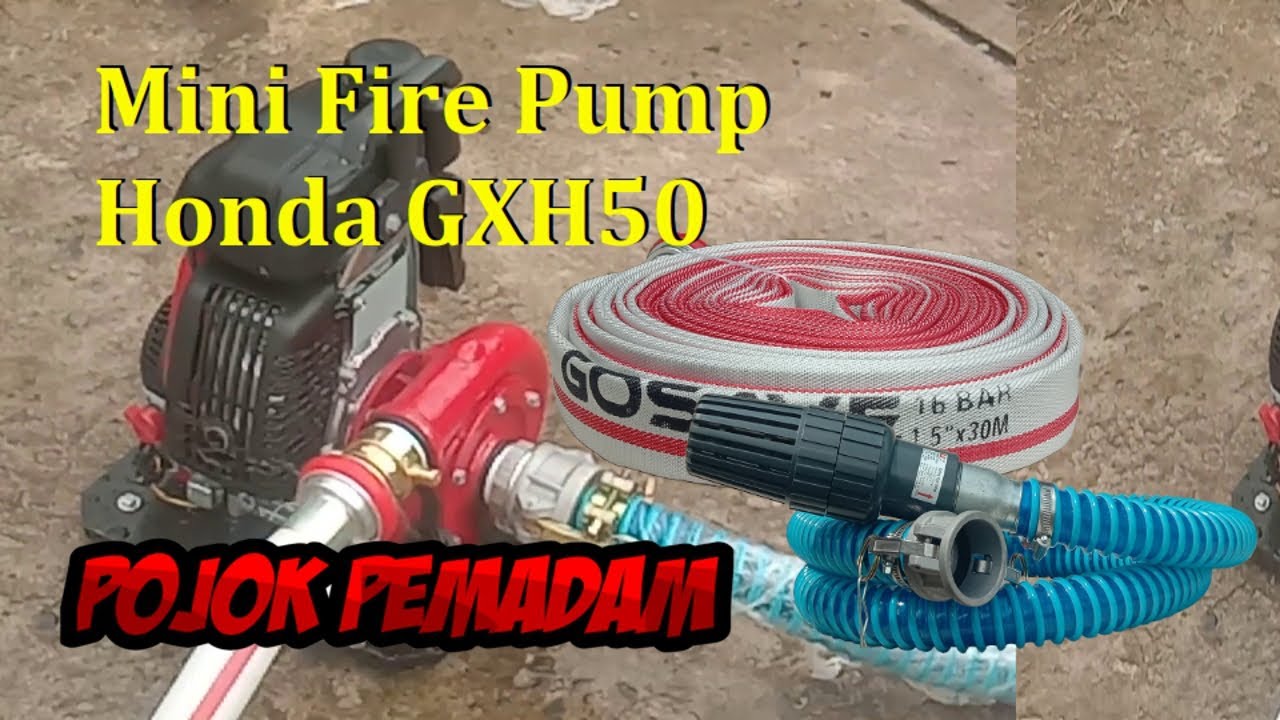 Uji Coba Pompa Jinjing Honda GXH50