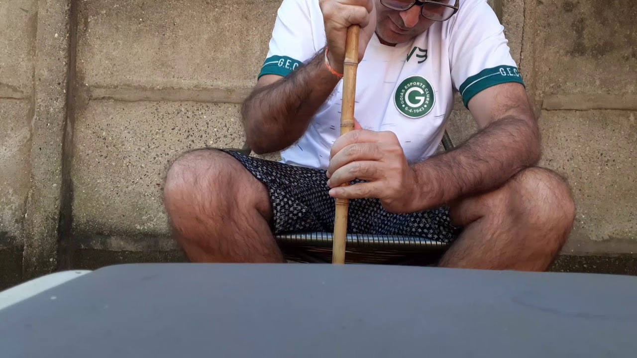 Dica: montar vara de bambu em 3 partes