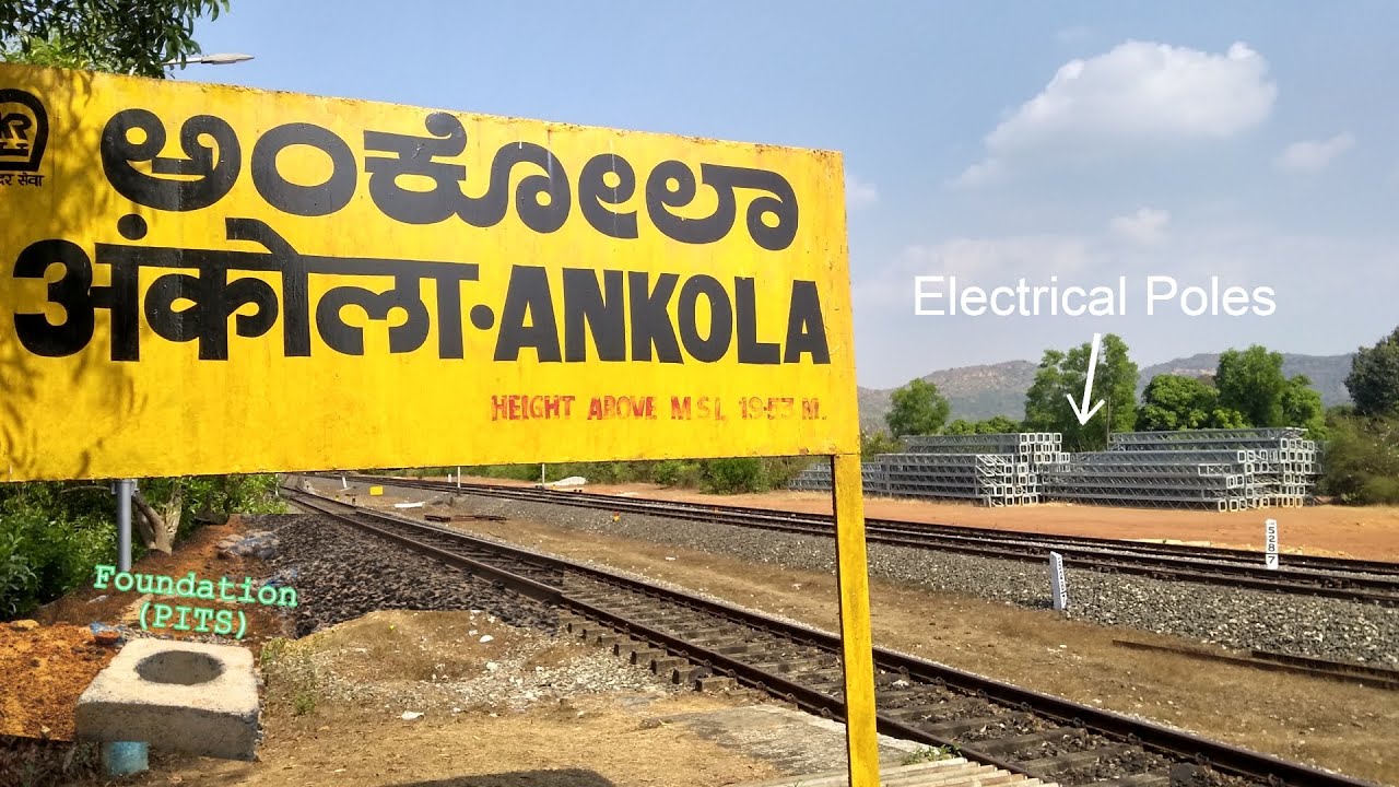 [HD]: KONKAN RAILWAY~: ELECTRIFICATION Work Update at ANKOLA and the Last Hi-Speed Diesel Actions 🚦🚆