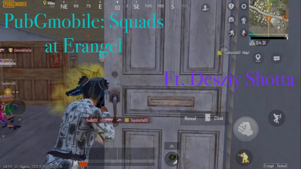 PUBG mobile: Squads at Erangel ft. Desziy Shotta 
