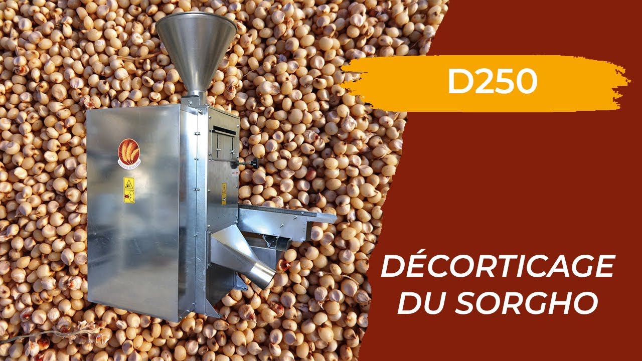 Décortiqueuse D250 - Décorticage de Sorgo / Sorgho