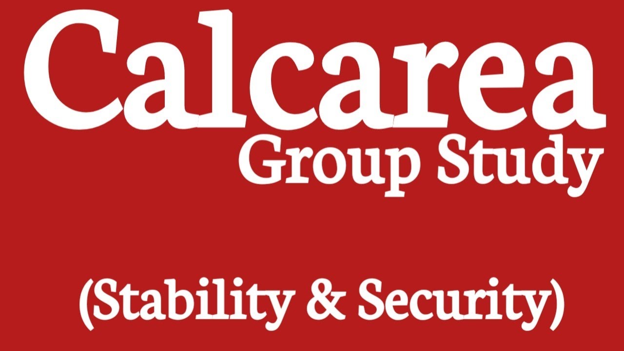 Calcarea Group | Calcarea Group Study | 