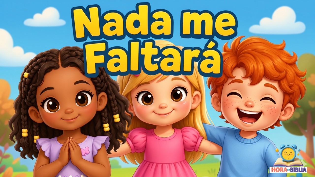 O Senhor é Meu Pastor – Salmo 23 | Música Infantil Bíblica 🎶 Nada Me Faltará