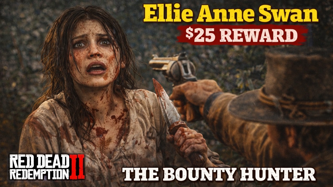 RDR 2 Story |Gameplay | Capturing Ellie Anne Swan ($25 Bounty) | Killer Girl | Part 14