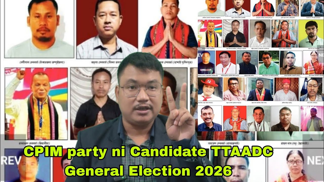 TTAADC Election 2026  ni Candidate Declared Rwkha CPIM party ni | Sabo sabo candidate mankha