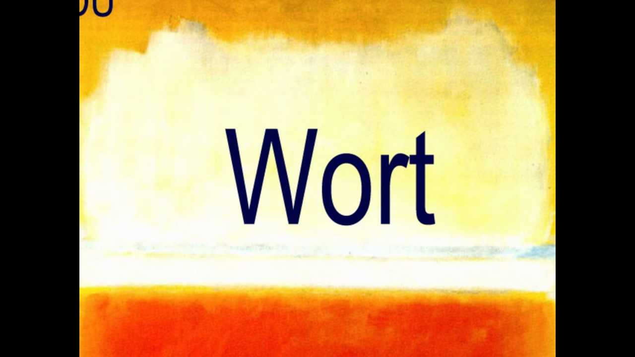 Gottfried Benn &bdquo;Ein Wort