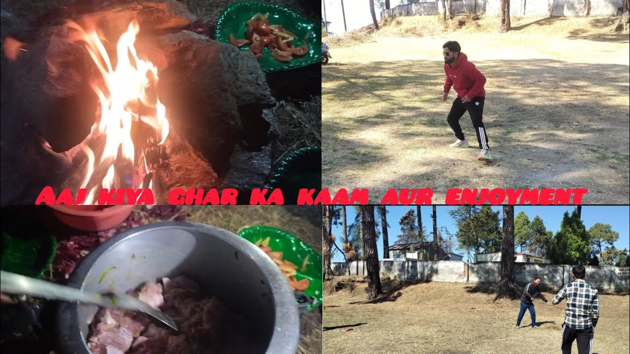 Aaj ghar ki kuch kaam aur enjoyment  #uttrakhand #vlog ##enjoy #ghar #fun 