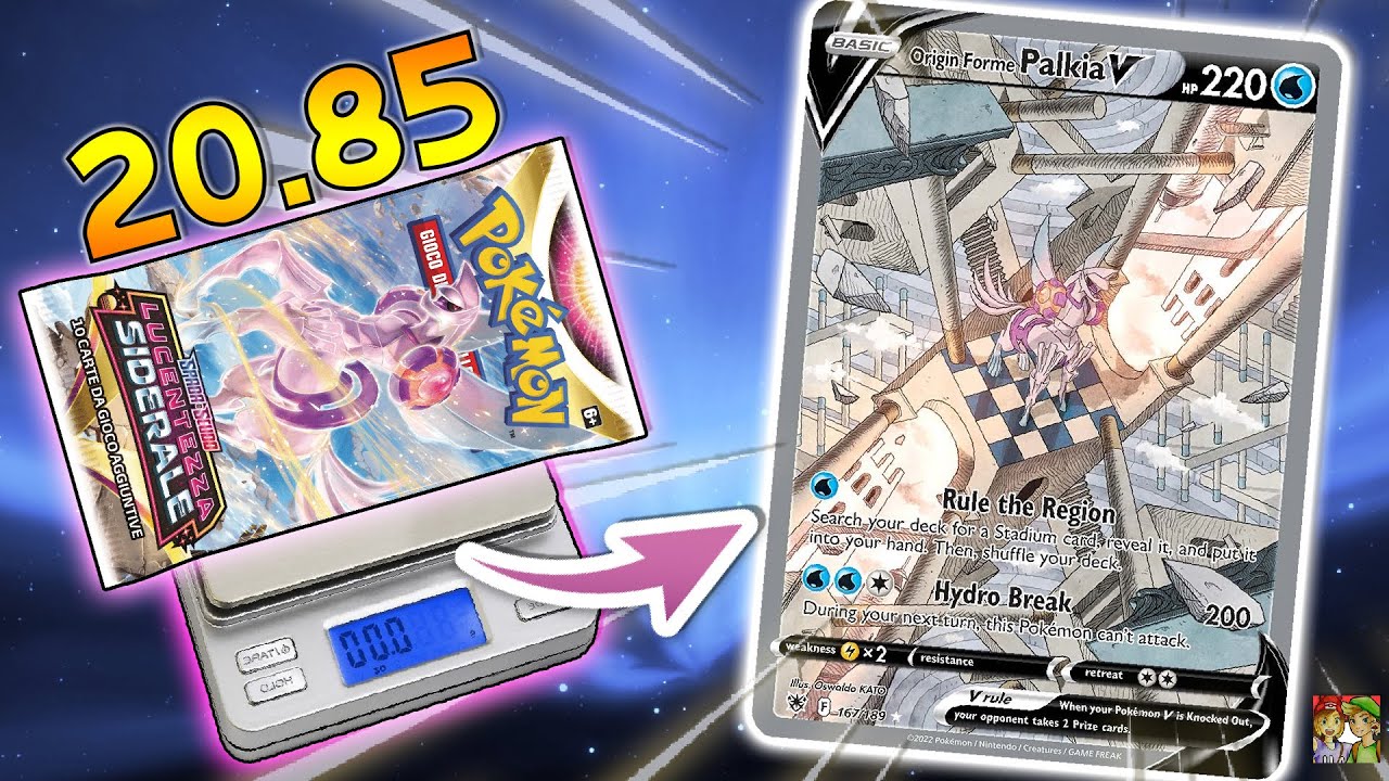*Ho PULLATO Palkia e Garchomp ALT PESANDO i pack di LUCENTEZZA SIDERALE*, si possono quindi pesare?