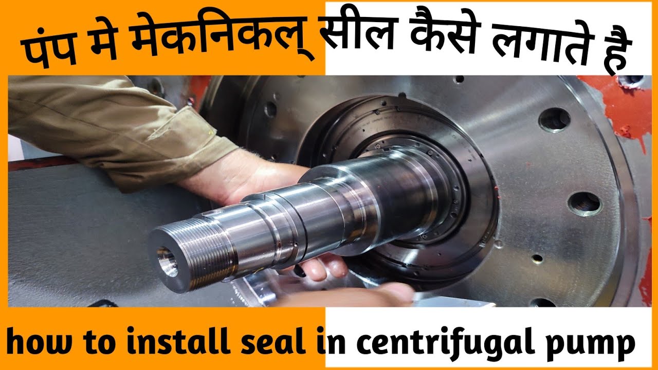 centrifugal pump me seal installation/seal installation/pump overhaouling / pump  maintenance