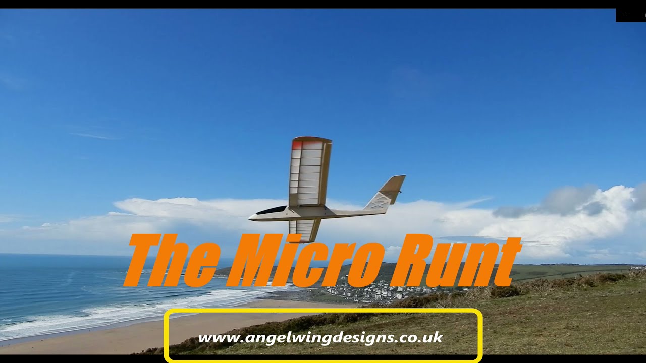How to build The Micro Runt radio control glider Part 1 Wing