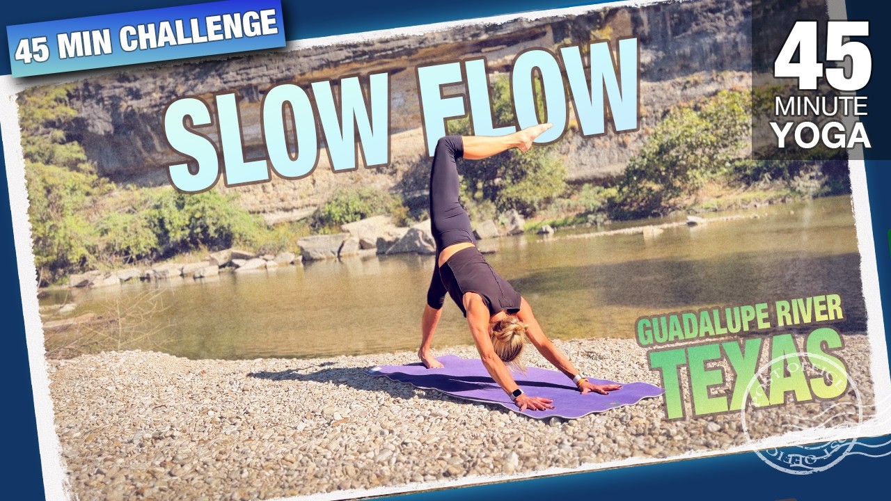 45 Min Slow Flow Yoga @ Guadalupe River State Park - a 45 Minute Yoga Class - Five Parks Yoga