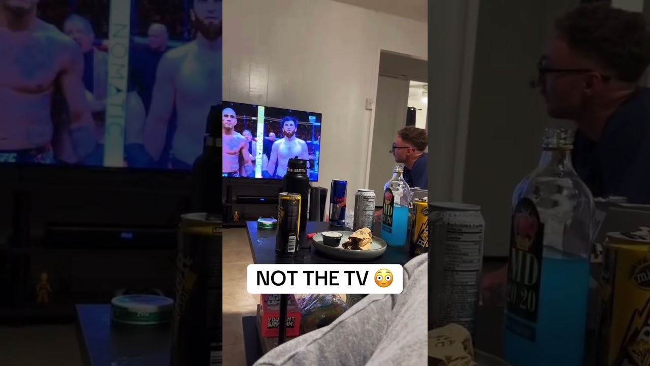 Nie był zadowolony z porażki Pereiry 😅 #UFC320 (za pośrednictwem nicholaswoolen/TT)