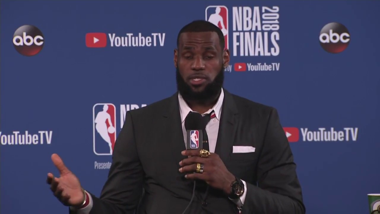 LeBron James Postgame Interview |  Cavaliers vs Warriors NBA Finals Game 1