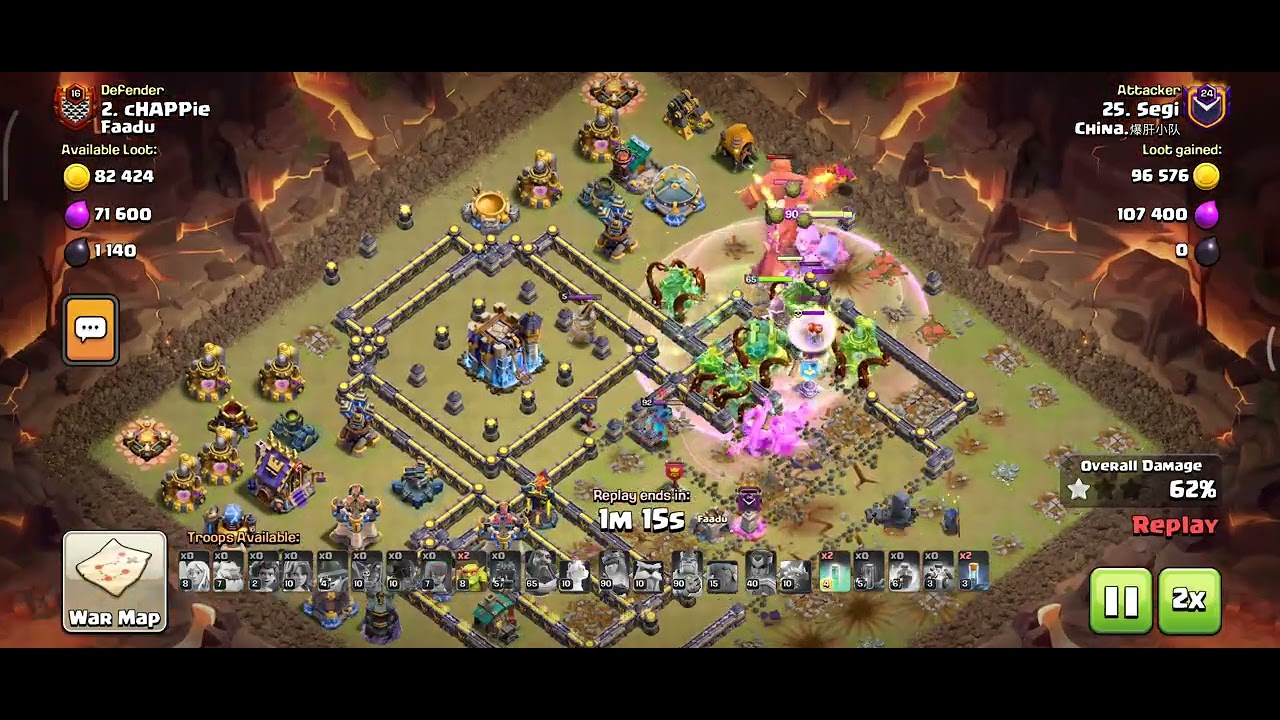 Th15 vs Th18 Fireball Root rider Valk