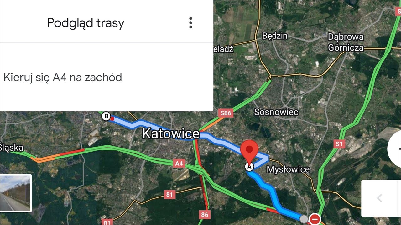 CabView - A4 Mysłowice, Obrzeżna Zachodnia -Katowice DK79. 09,23.