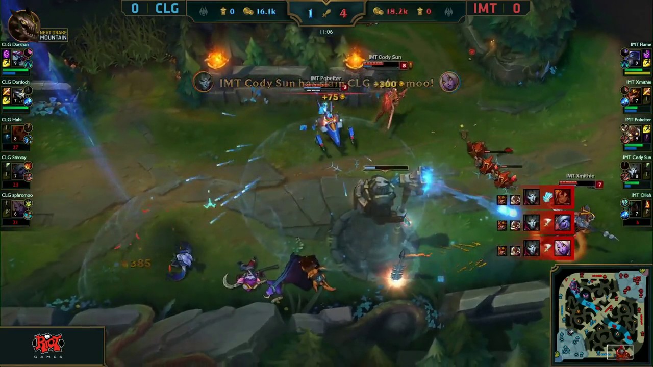 Clean Immortals dive against CLG - NA LCS