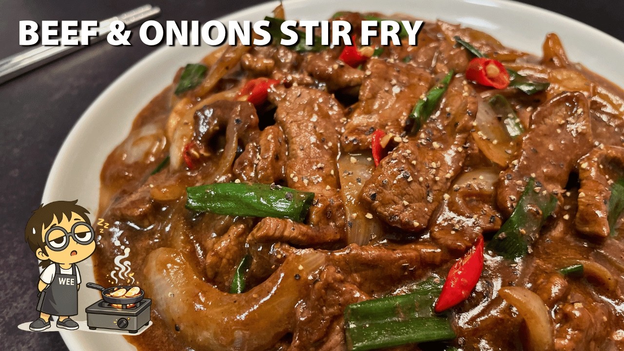 Beef and Onion Stir Fry | Juicy & Tender Beef Stir Fry With Onion Recipe For Lazy Weeknight Dinner