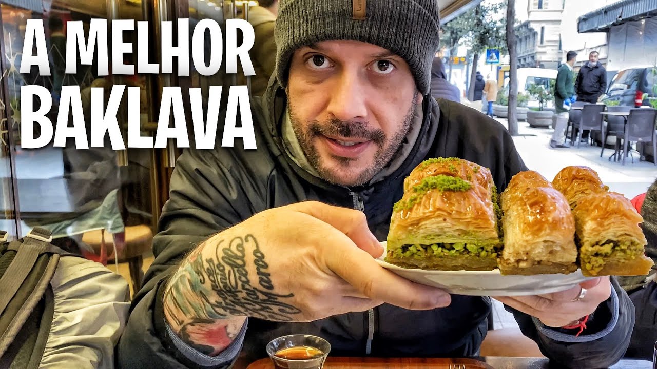 Provando o DOCE mais FAMOSO da TURQUIA 🇹🇷