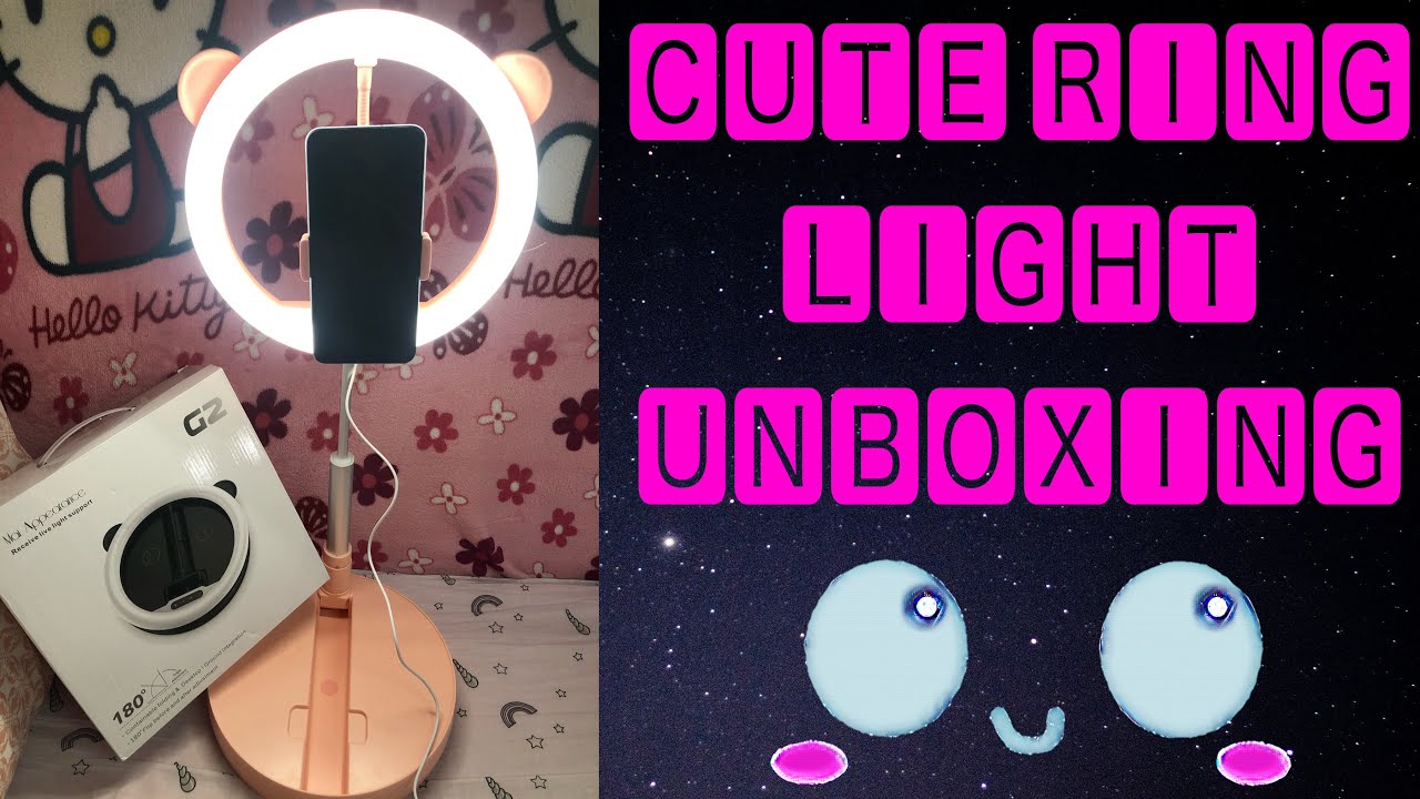 CUTE RING LIGHT UNBOXING #cute #ringlight #unboxing #nursenixy