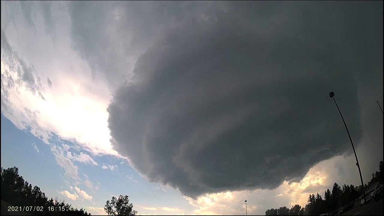 Calgary Supercell Storm Chase narrated - July 2, 2021