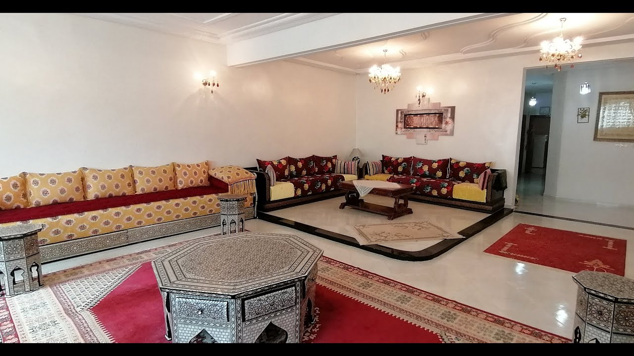 تبارك الله على شقة لي كتتمناها كل امرأة غي بيت النعاس بمساحة صالون ماشاء الله appartement de Luxe