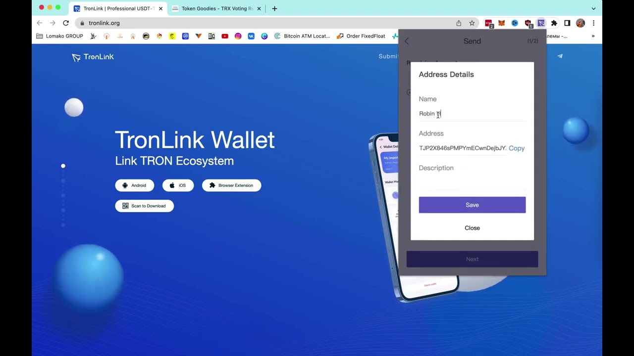 TronLink Wallet ♨️ Установка, ввод и вывод, swap (обмен), стейкинг, Vote (голоса) [ПОДРОБНЫЙ ОБЗОР]