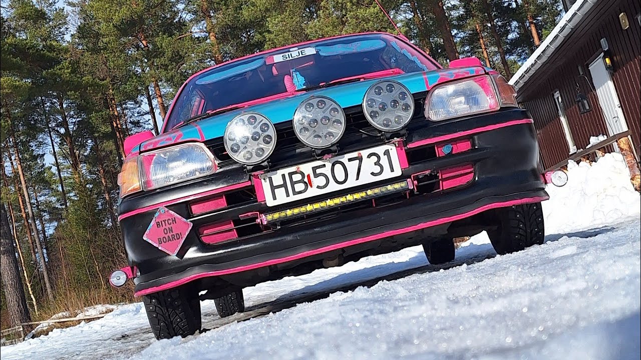 Rosa racingbil