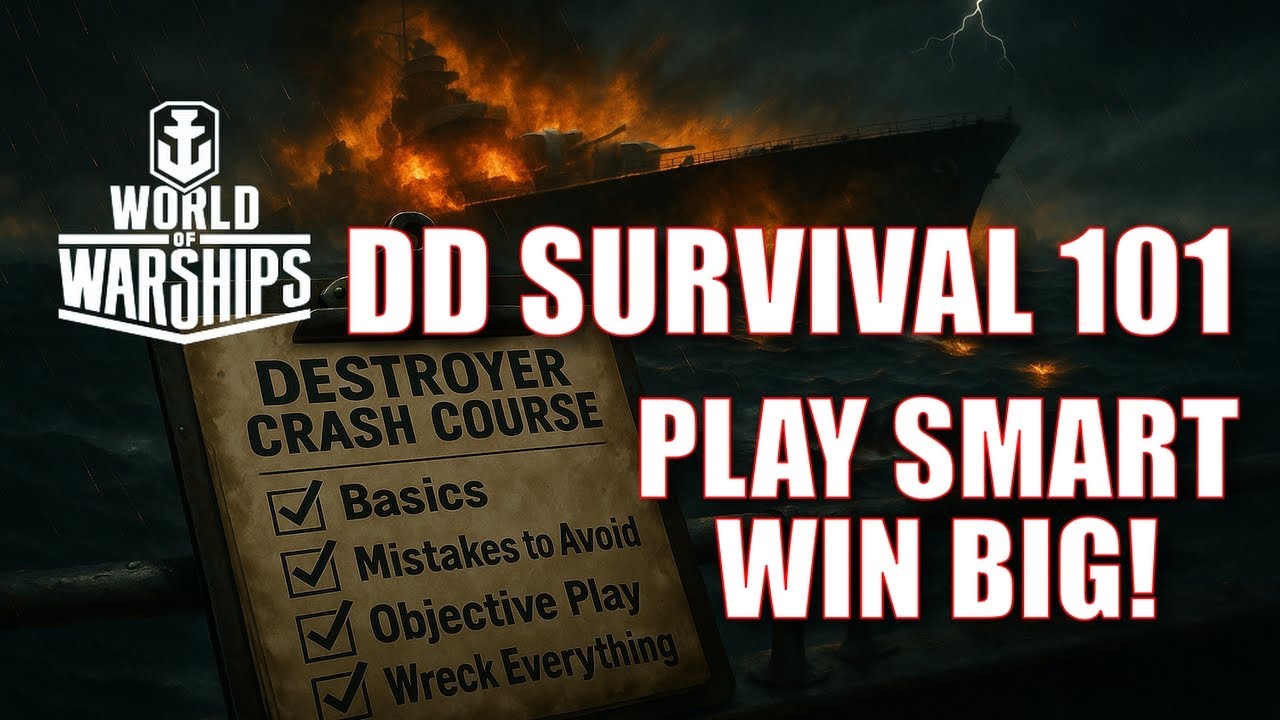 How To Play Destroyers DD Tips Tricks Tutorial World of Warships Guide