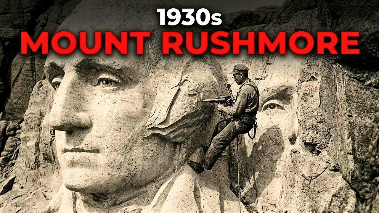 Как гора Рашмор была высечена в скале с помощью инструментов 1930-х годов