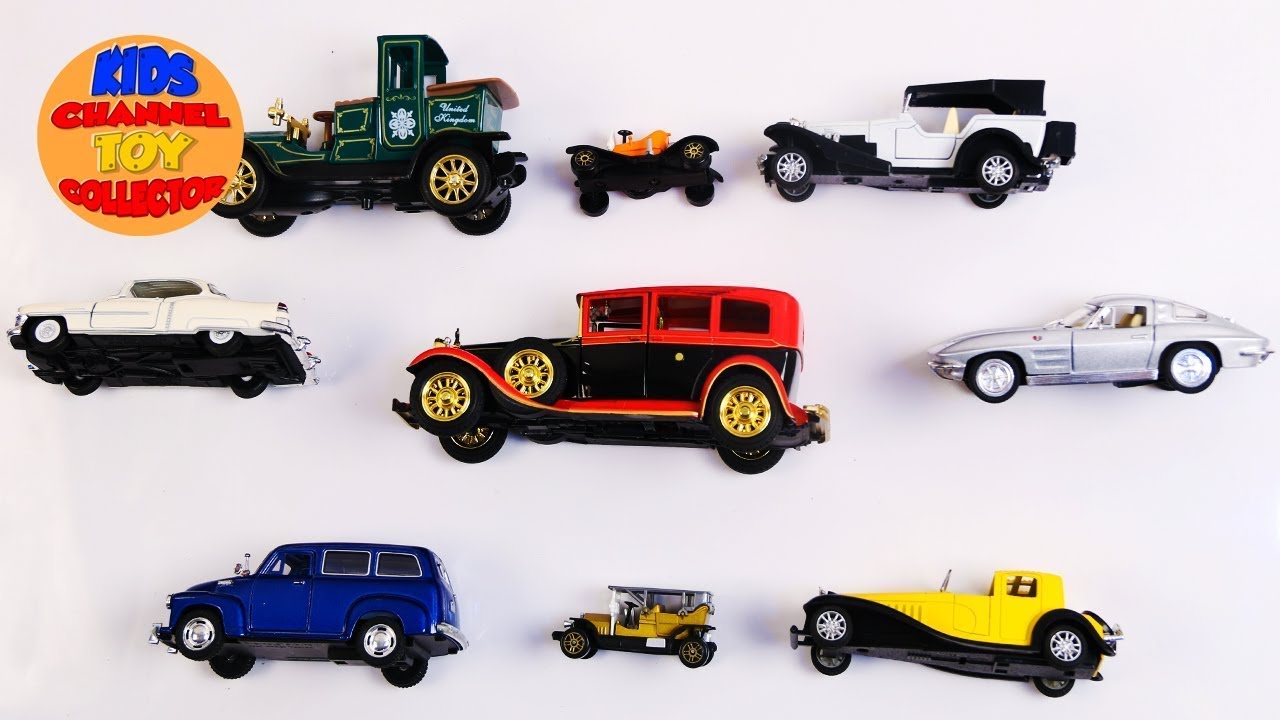 Learn About Vintage Cars & Colors for Kids + More Vehicles Videos