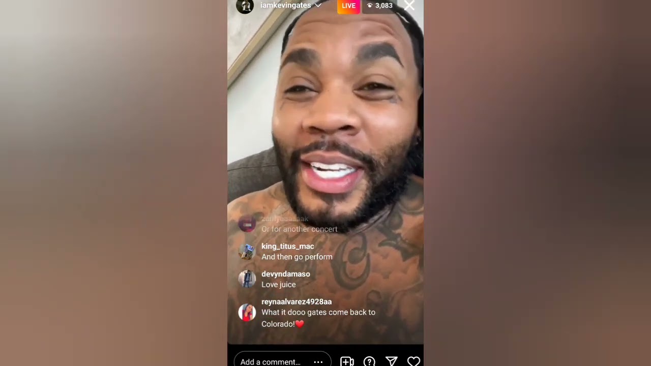 Kevin Gates IG Live 5/12 talks about Dreka and also loving big women 💦 pt. 1