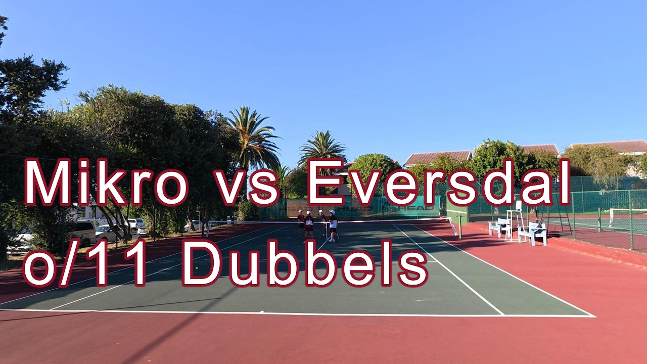 Eversdal o/11 Tennis - Mikro Dubbels Luan en Mathew