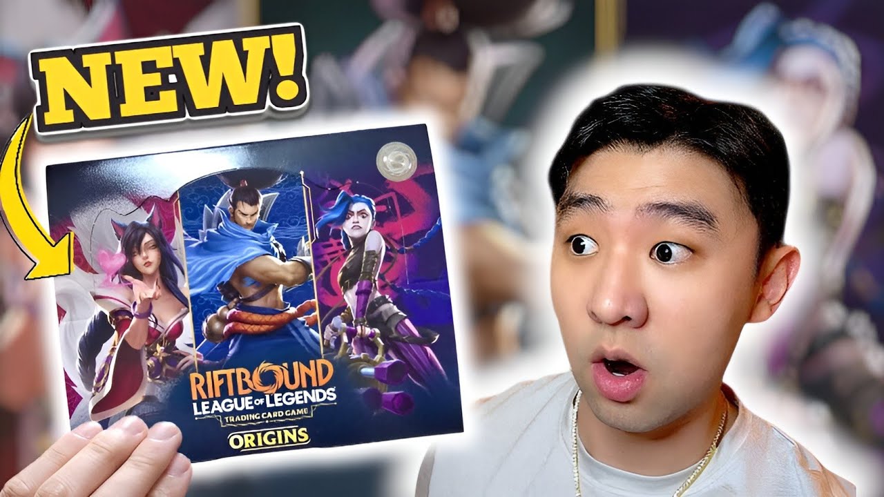 *НОВОЕ ОТКРЫТИЕ КОРОБКИ БУСТЕРОВ LEAGUE OF LEGENDS RIFTBOUND!