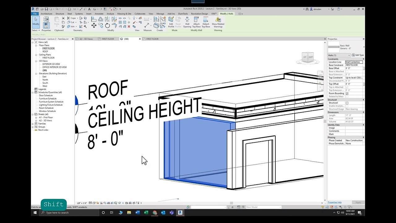 Lecture 2   Revit and Families